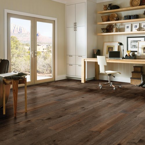 Home Office flooring installation by Locust Trading Company across North Carolina and Northwest Georgia.