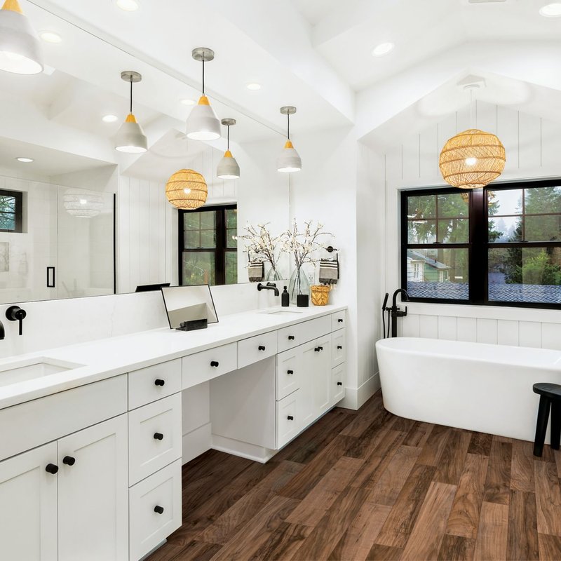 Bathrooms projects from Locust Flooring Company in Cherokee County