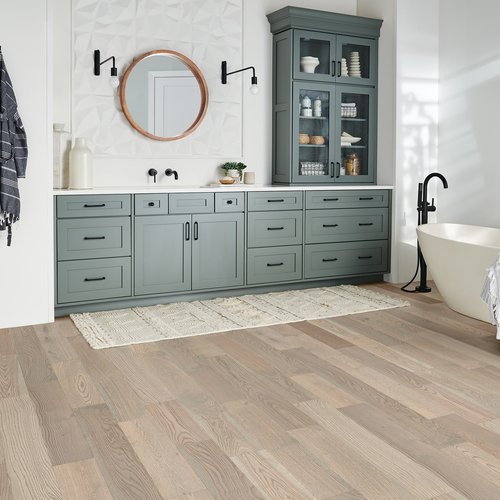bathroom and laundry room flooring projects by Locust Trading Company across North Carolina and Northwest Georgia.