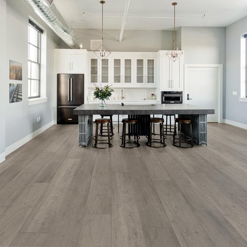 Beautifully crafted kitchen flooring installations by Locust Trading Company across North Carolina and Northwest Georgia.