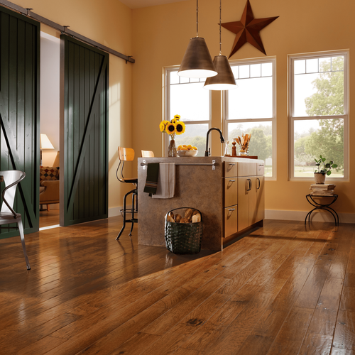 Beautifully crafted kitchen flooring installations by Locust Trading Company across North Carolina and Northwest Georgia.